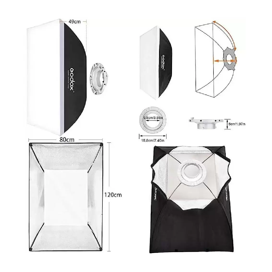 سافت باکس Godox 80×120